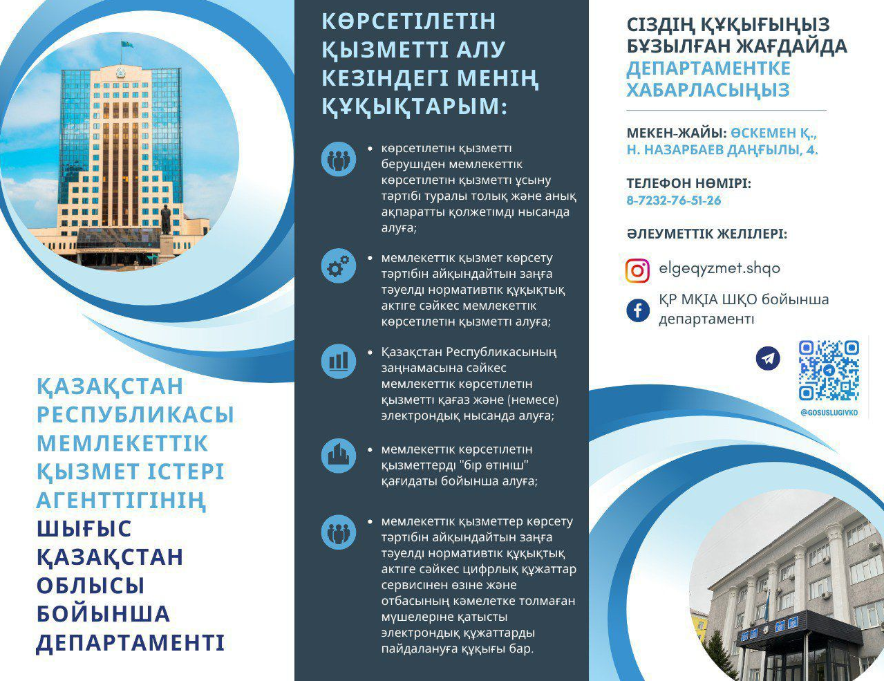Права получателя государственной услуги